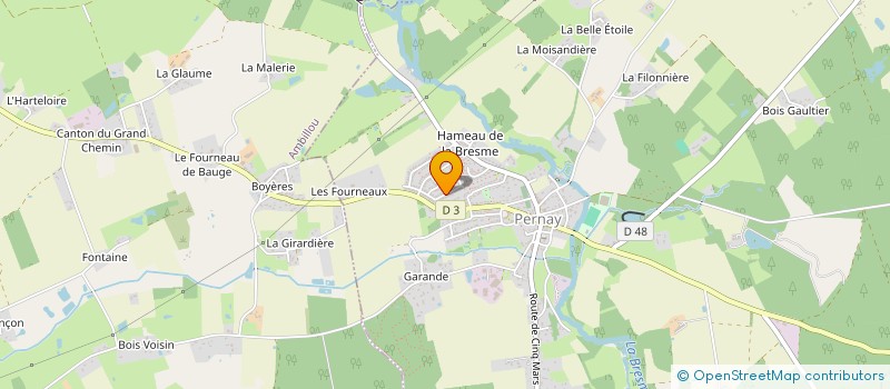 localisation de l'entreprise HANDIGO37  PERNAY