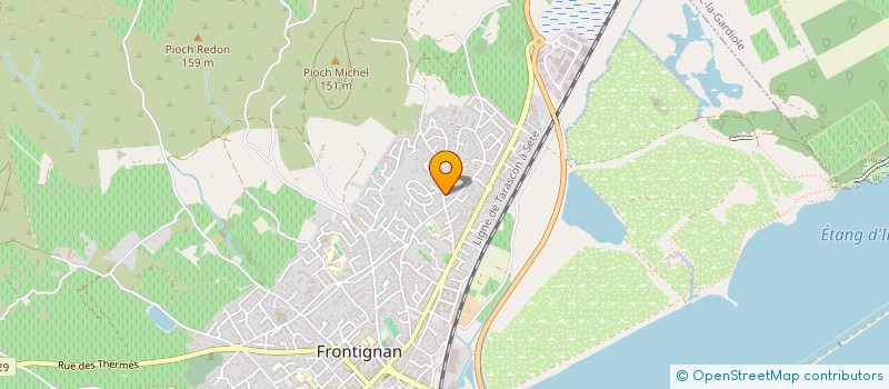 localisation de l'entreprise HANDIKAD à FRONTIGNAN