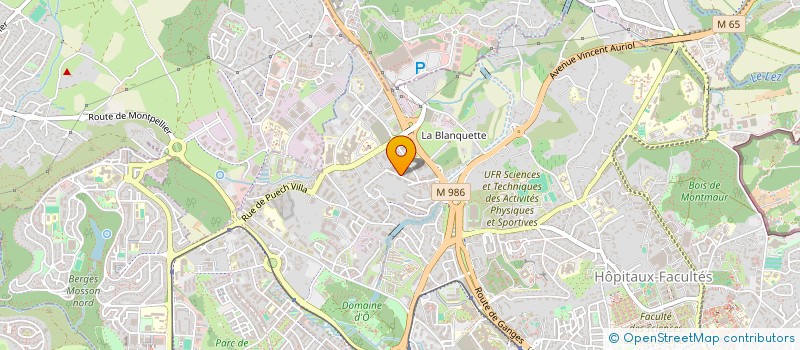 localisation de l'entreprise HANDIKART SUD OCCITANIE à MONTPELLIER