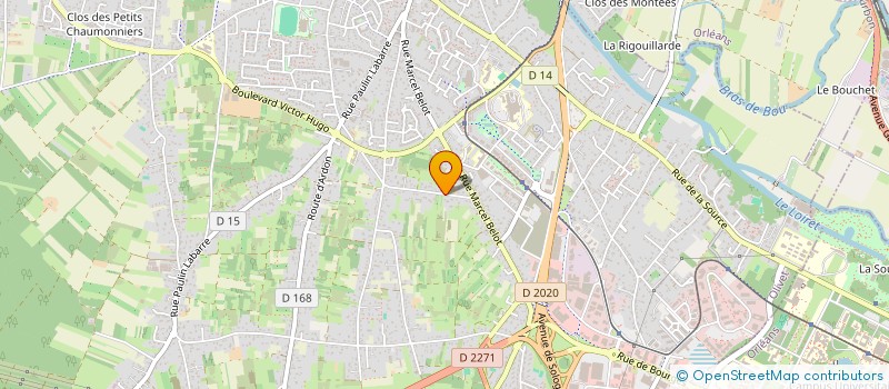 localisation de l'entreprise HANDILUCE à OLIVET