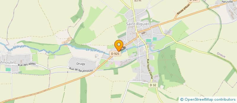 localisation de l'entreprise HANDIMECA à SAINT-RIQUIER
