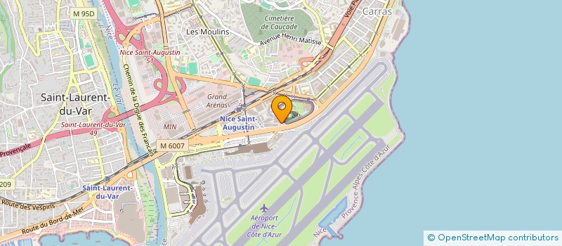 localisation de l'entreprise HANDINEWS à NICE
