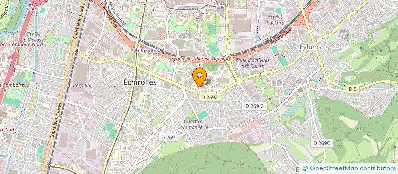 localisation de l'entreprise HANDINNOV à ECHIROLLES