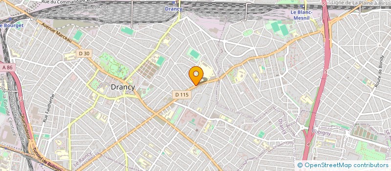 localisation de l'entreprise HANDIPRO FORMATION à DRANCY