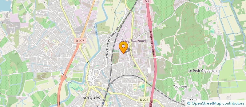 localisation de l'entreprise HANDIPRO84  SORGUES