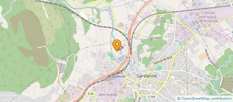 localisation de l'entreprise HANDIRAFTEL  GARDANNE