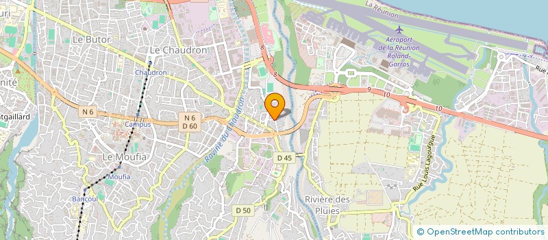 localisation de l'entreprise HANDIREUNION à SAINT-DENIS