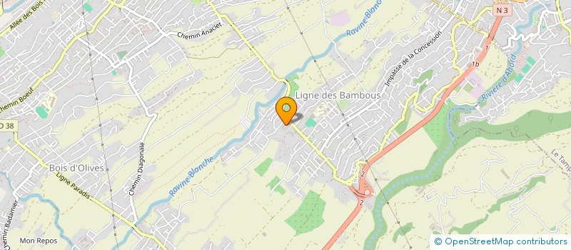 localisation de l'entreprise HANDIRUN à SAINT-PIERRE