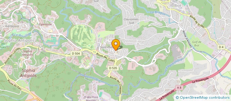 localisation de l'entreprise HANDISAVOIR  BIOT