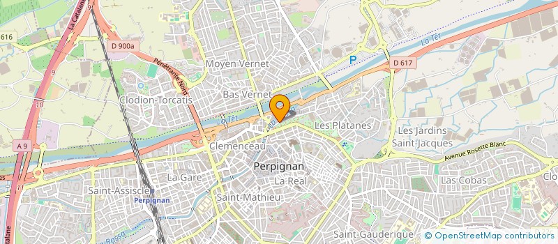localisation de l'entreprise HANDISERTION GRAND SUD à PERPIGNAN