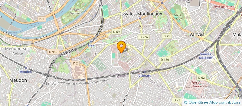 localisation de l'entreprise HANDISHUTTLE à ISSY-LES-MOULINEAUX
