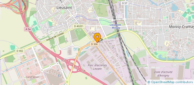 localisation de l'entreprise HANDISOFT SA à MOISSY-CRAMAYEL