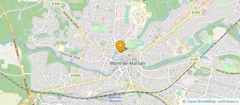 localisation de l'entreprise HANDISPORT à MONT-DE-MARSAN