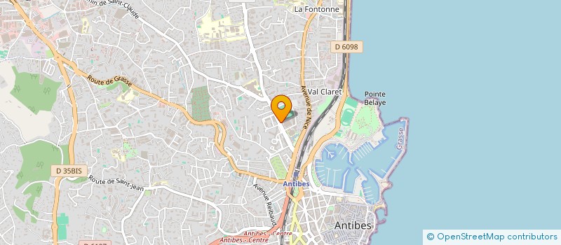 localisation de l'entreprise HANDISPORT ANTIBES MEDITERRANNEE à ANTIBES