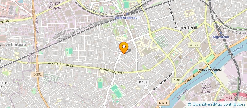 localisation de l'entreprise HANDISPORT ARGENTEUIL CLUB  ARGENTEUIL