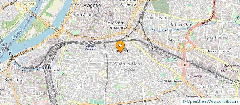 localisation de l'entreprise HANDISPORT EN DURANCE à AVIGNON