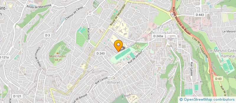 localisation de l'entreprise HANDISPORT GRAND ROUEN à BOIS-GUILLAUME