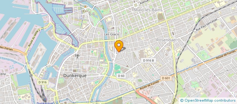 localisation de l'entreprise HANDISPORT LITTORAL DUNKERQUOIS à DUNKERQUE