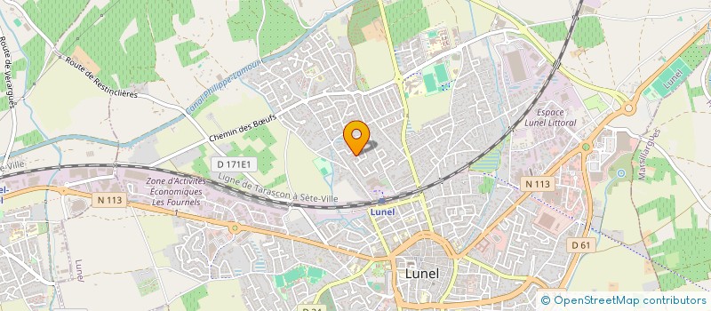 localisation de l'entreprise HANDISPORT LUNEL à LUNEL