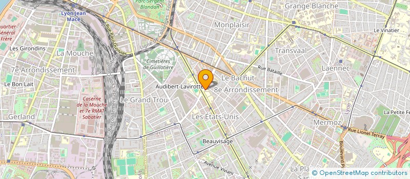 localisation de l'entreprise HANDISPORT LYONNAIS à LYON