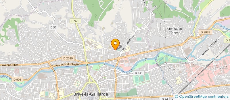 localisation de l'entreprise HANDISPORT PAYS VERT  BRIVE-LA-GAILLARDE