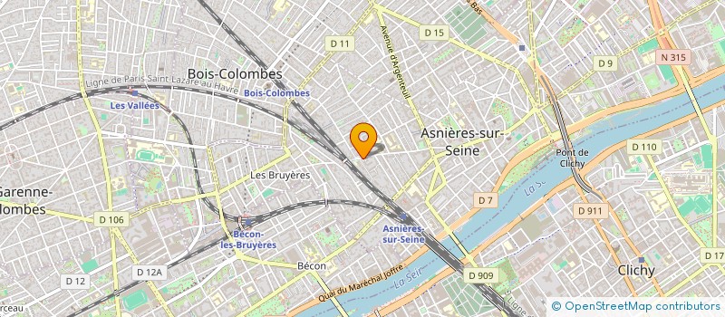 localisation de l'entreprise HANDISPORT PLUS ASNIERES  ASNIERES-SUR-SEINE