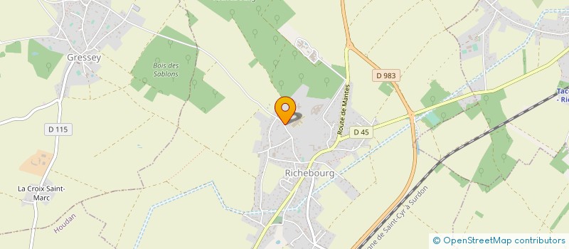 localisation de l'entreprise HANDISPORT RICHEBOURG à RICHEBOURG