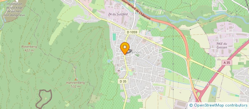 localisation de l'entreprise HANDISPORT SELESTAT  SELESTAT