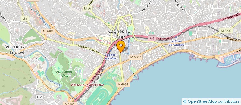 localisation de l'entreprise HANDITERRE à CAGNES-SUR-MER