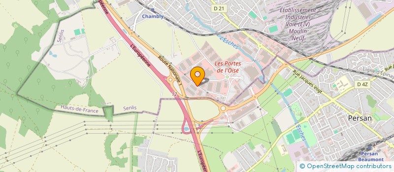 localisation de l'entreprise HANDITRANS IDF  CHAMBLY