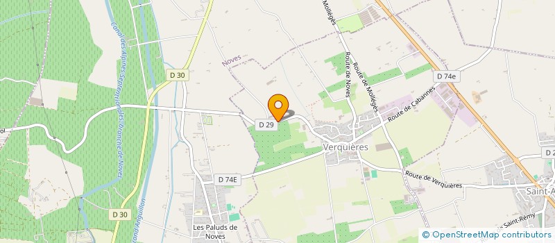 localisation de l'entreprise HANDIVERS HORIZONS  VERQUIERES