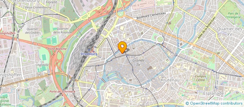 localisation de l'entreprise HANDIVIA 67 à STRASBOURG
