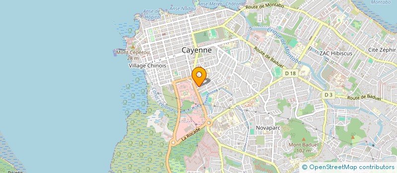 localisation de l'entreprise HANDIVIE à CAYENNE