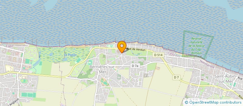 localisation de l'entreprise HANDIVIE à BERNIERES-SUR-MER