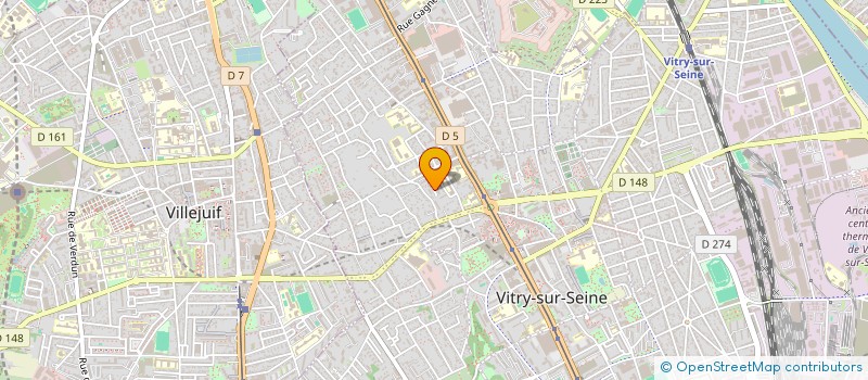 localisation de l'entreprise HANDIVOILE 94 à VITRY-SUR-SEINE