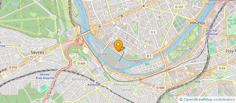localisation de l'entreprise HANDIVOLTIGE  BOULOGNE-BILLANCOURT