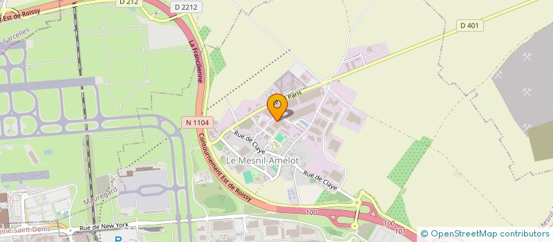 localisation de l'entreprise HANDLAIR à LE MESNIL-AMELOT