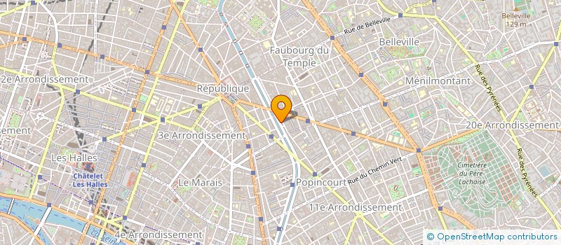 localisation de l'entreprise HANDLER ATELIER à PARIS
