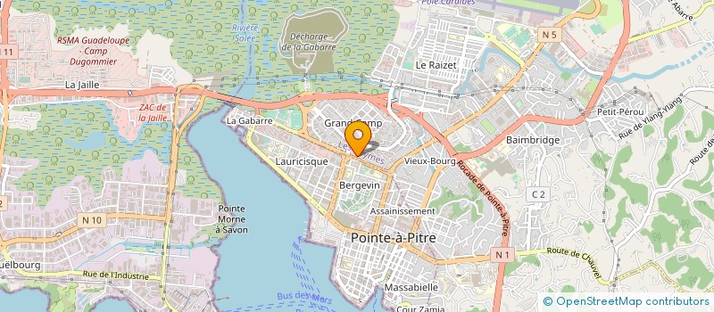 localisation de l'entreprise HANDLING ASSISTANCE à LES ABYMES