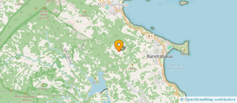 localisation de l'entreprise HANDREMA MAORE à BANDRABOUA