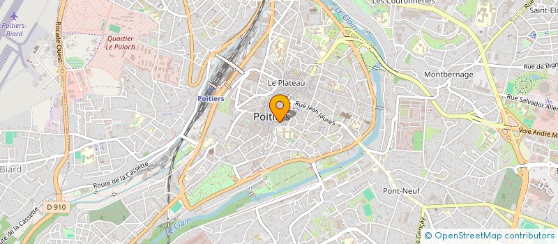 localisation de l'entreprise HANDSEMBLE à POITIERS
