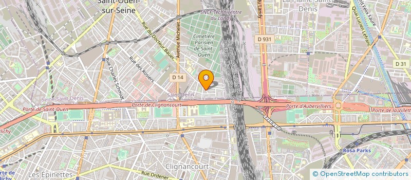 localisation de l'entreprise HANDSOME PARIS à SAINT-OUEN-SUR-SEINE