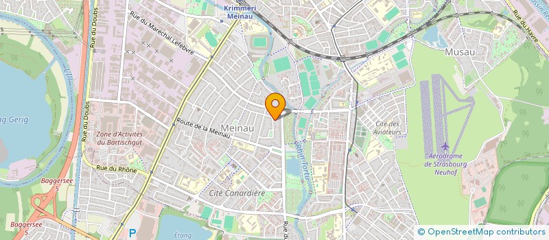 localisation de l'entreprise HANDTE FRANCE ENVIRONNEMENT à STRASBOURG