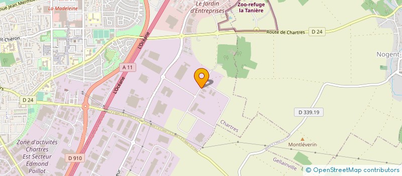 localisation de l'entreprise HANDTMANN FRANCE à CHARTRES