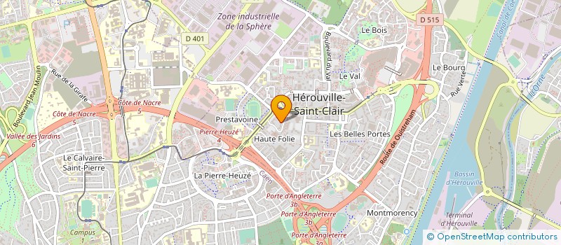 localisation de l'entreprise HANDY BIEN-ETRE à HEROUVILLE-SAINT-CLAIR