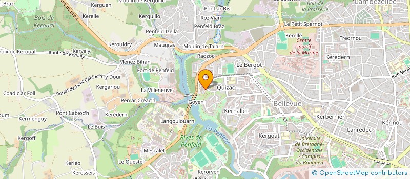 localisation de l'entreprise HANDY & CIE à BREST