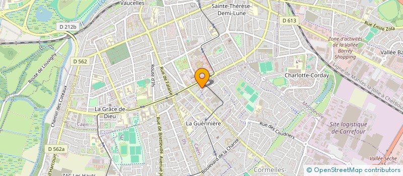 localisation de l'entreprise HANDY RARE ET POLY à CAEN
