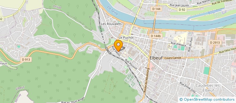 localisation de l'entreprise HANDY SERVICES à ELBEUF