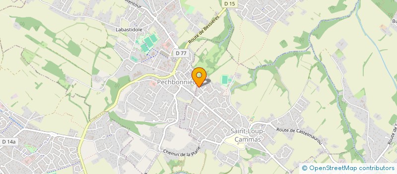 localisation de l'entreprise HANEA  ST LOUP CAMMAS