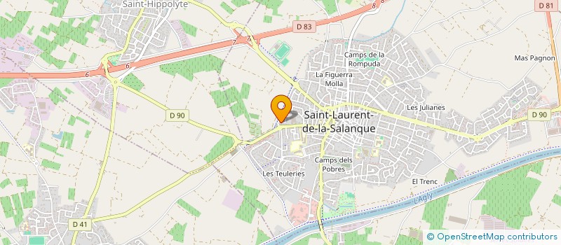 localisation de l'entreprise HANEAK  SAINT-LAURENT-DE-LA-SALANQUE